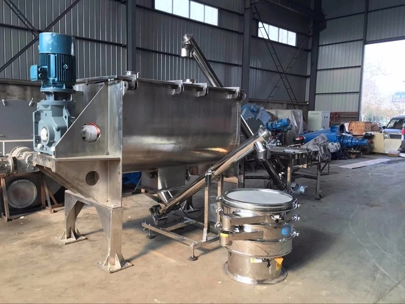 臥式螺帶混合機實物圖