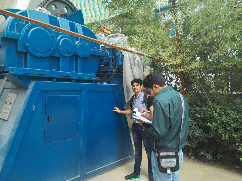 客戶來場驗收混合設備